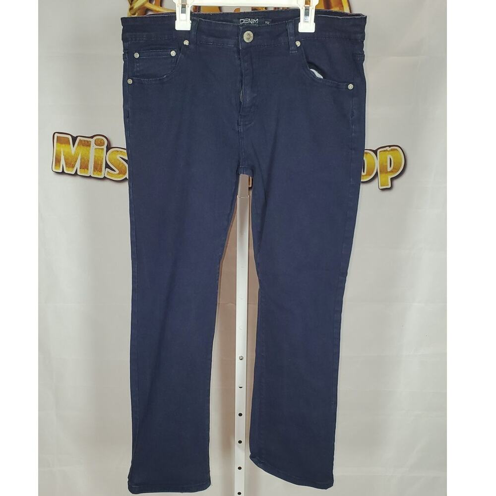 Denim Culture Men’s Blue Skinny Jeans Stretch Fit Size 38x32